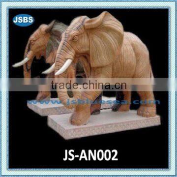 big outdoor indian marble elephants