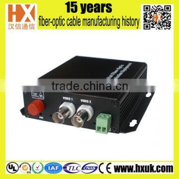 long distance transmission single mode cctv fiber optic transmitter receiver