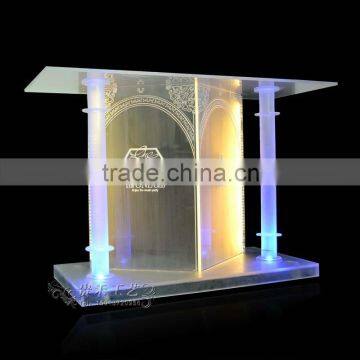 Colorful Acrylic Bar Table With LED Lights, Bar Table for Bar, Club Bar Designs photo-6