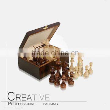 C&Y Wooden backgammon and chess box and case CY-NG4