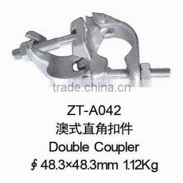 Right angle coupler Australian Type Scaffolding Double Coupler ZT-A042