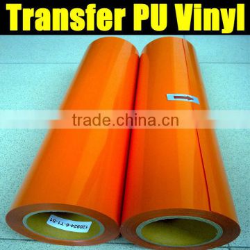 Heat transfer PU vinyl film with top quality for garment