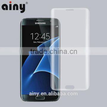 Factory offer new product high quality 3D curved full cover tempered glass screen protector for samsung galaxy s7 edge