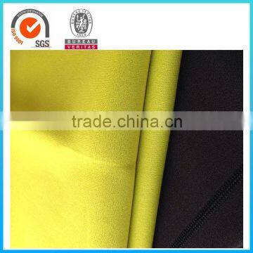 Black and Yellow Neoprene Fabric for sale