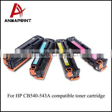 Anmaprint Colored Toner CB540A CB541A CB542A CB543A Toner Cartridge for HP CM1300/1312CM1312NFI Compatible Toner Cartridge photo-2