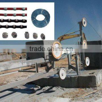 Flexible Spring Diamond wire for qurry marble cutting