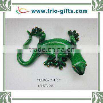 Wholesale 2015 New Stytle Polyresin Green Gecko Statue