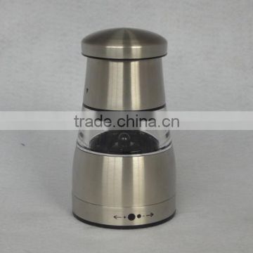 Manual Stainless Steel Pepper Mill with Ceramic Grinder