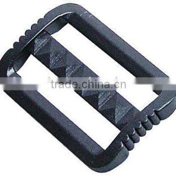 Plastic curved glide webbing slider adjuster buckle (HL-C010)