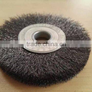 Crimped Circular Steel Wire Brush photo-2