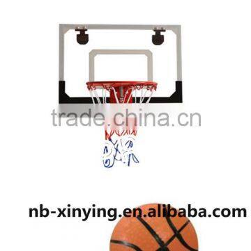 2016 New metal rim backboard basketball set hanging wall basketball game equipment for selling