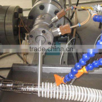 plastic flexible PVC corrugated hose machine