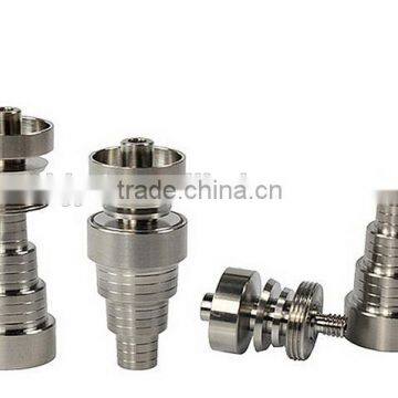 Adjustable Male& Female Domeless Titanium Nail Ti Nail 10mm 14mm Female Grade 2
