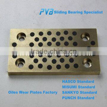 Oil free wear plates, UTW Bronze wear plates,cast bronze oiles wear plate