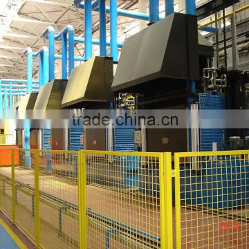 Hardening and tempering furnace heat treatment production line