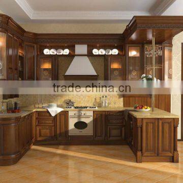 Dark Brown American Furniture For Kitchen DJ-K133