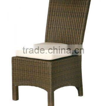 cast aluminum wicker chair dining room set with 5cm seat cushion