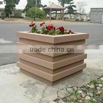 outdoor wood plastic composite wall flower boxes