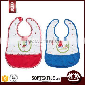 2015 Hot Sale Multi styles Cartoon cotton Baby Bibs wholesale