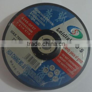 6mm depressed center grinding wheel for metal