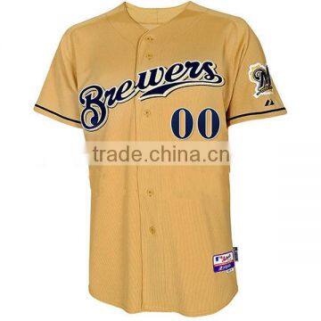 New design printed youth baseball jersey