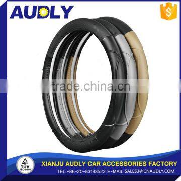 New Colorful Silicone Geniune Leather Steering Wheel Cover For Car