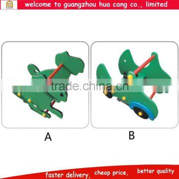 Best quality kids amusement park rides outdoor plastic spring ride for kids