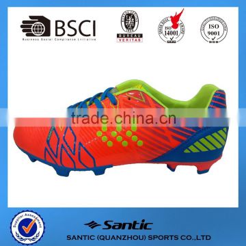 2016 Men outdoor sport shoes for football use, grade original quality soccer boots new style outdoor rugby SS1628