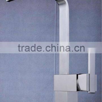 Deck Mounted Kitchen Sink Mixer Tap With Swivel Spout QH0718