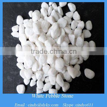 white marble garden decorative pebble stone