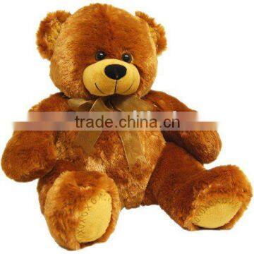 Soft plush toy Bear stuffed toy with a ribbon