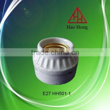 HAO HONG E27 ceramic bulb socket with Edison cap