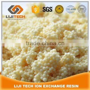 D113 Macroporous acrylic acid cation resin beads ion exchange resin