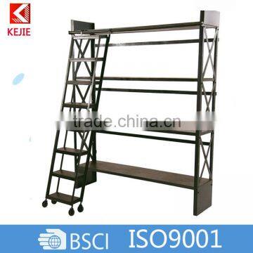 Two Step Wall Supported Ladder Display Shelf photo-4