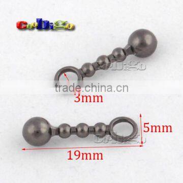 Metal Ball Chain Zipper Pull Tap Zinc Alloy Nickel For DIY Zipper Sliders #FLQ163 photo-3