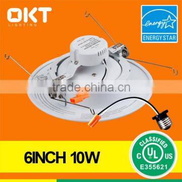 UL Energy Star Approved 5 In. and 6 In. 2700k White Led Recessed Trim Rotatable Downlight photo-2