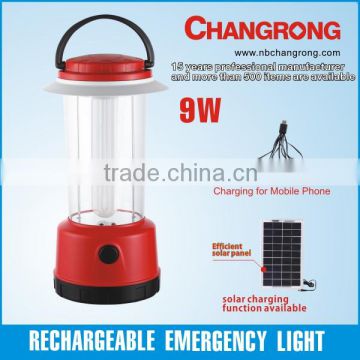 USB Rechargeable Solar Lantern with fluorescent tube