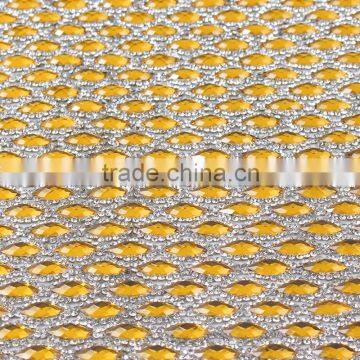 Crystal AB Resin Rhinestones Self ADHESIVE SHEET or Hotfix to Fabric Rhinestone Decor Mesh Roll for Wedding 24*40cm Bling Trim photo-2