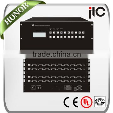 ITC TS-9216B Hot Sale 7*24 Hours Operating 16*16 HD DVI Matrix Switcher