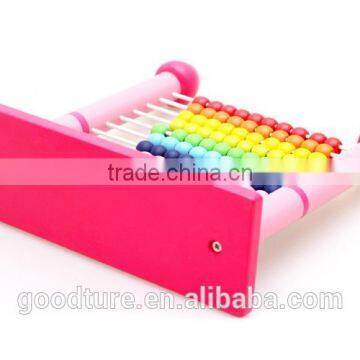 Wooden Castle Abacus Preschool Educational Counting Toys Supplier's Choice photo-4