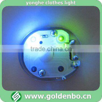 Colourful garment accessories light