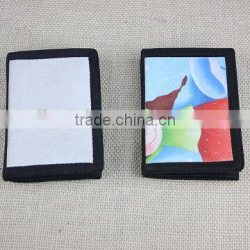 Microfiber wallet for heat transfer machine