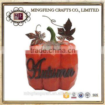 Thanksgiving Resin Craft Pumpkin for Home Decoration photo-2