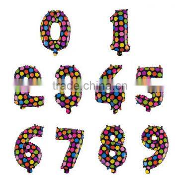 16 '' Number Balloons Pink Number Foil Balloon Wedding &Party Decorate Globos photo-3