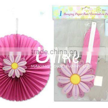 Tissue Easter decoration fan flowers