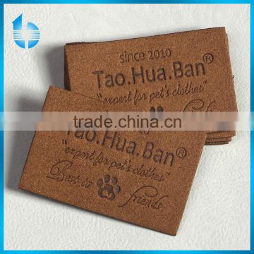 China factory with EU BSCI passed inspection manufacturing and wholesaling leather tag leather label leather patch