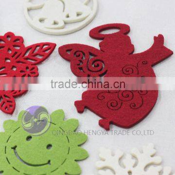 China Wholesale Die Cut Laser Cut Felt Tea Cup Coaster photo-5