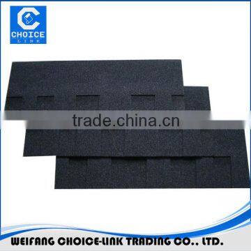 Double asphalt shingle