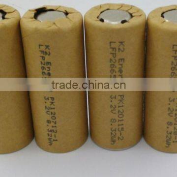 A123 26650 3.2v 2300mAh Lifepo4 Battery