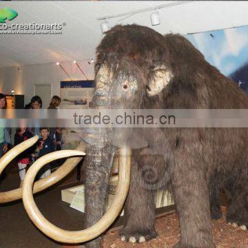 Theme Park Animatronic Animal For Sale , Model Life Size Simulation Mammoth